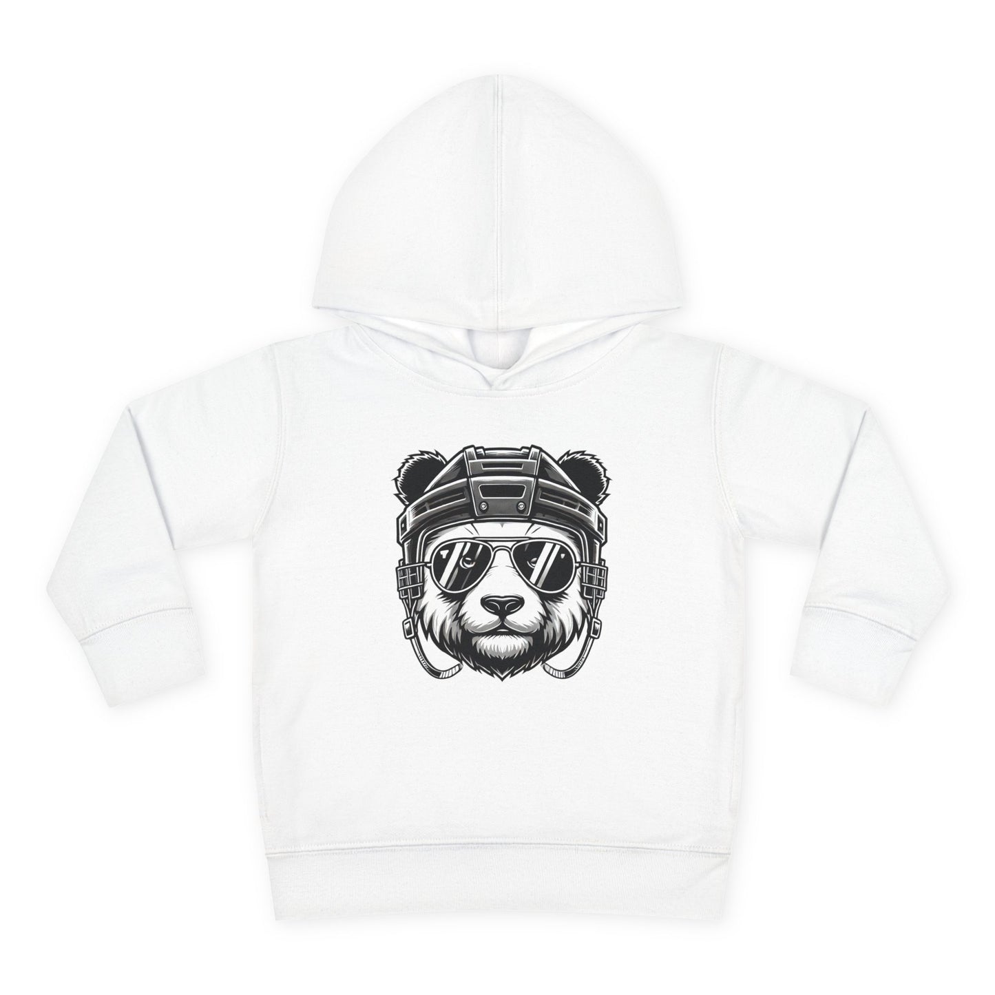 Kids Hockey Hoodie - Puck Panda Design